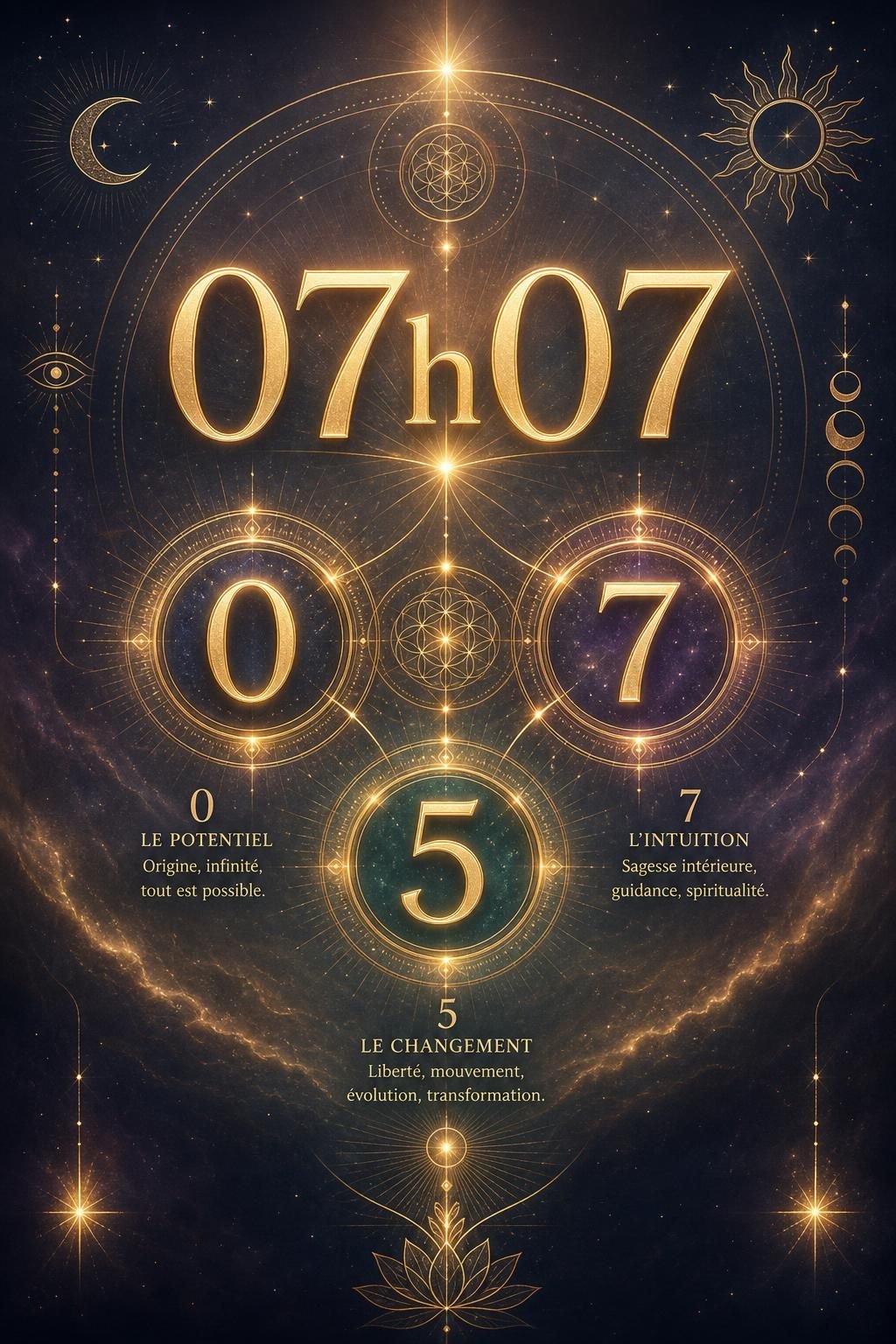 découvrez la signification et le message derrière l'heure miroir 07h07, un moment chargé de symbolisme et d'interprétation spirituelle.