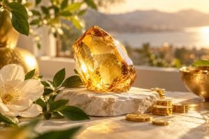découvrez les bienfaits symboliques de la citrine, pierre associée à l’abondance, à l’optimisme et à la confiance en soi.