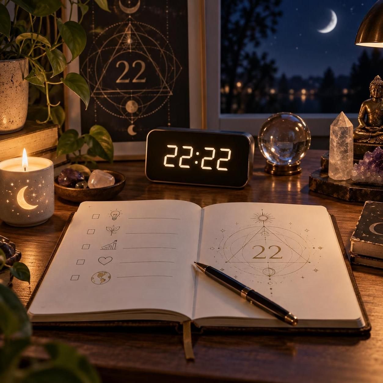 découvrez la signification de l’heure miroir 22h22, son message symbolique et ce qu’elle peut révéler sur votre vie amoureuse, vos projets et votre intuition.